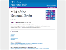 Tablet Screenshot of mrineonatalbrain.com